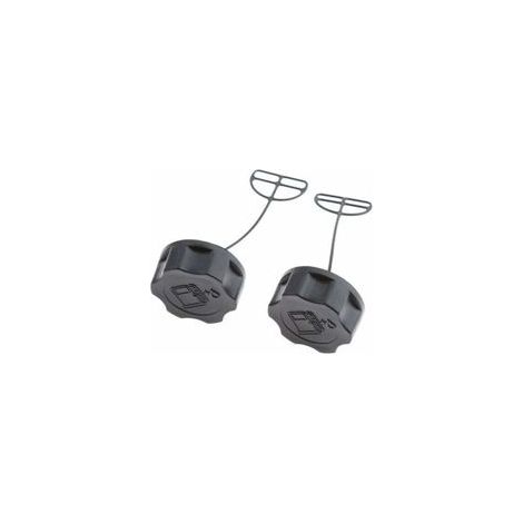 Bouchons de Réservoir de Carburant Bouchon d'Essence Carburant pour Tondeuse à Gazon,Débroussailleuse ,2pcs.. (1/5)