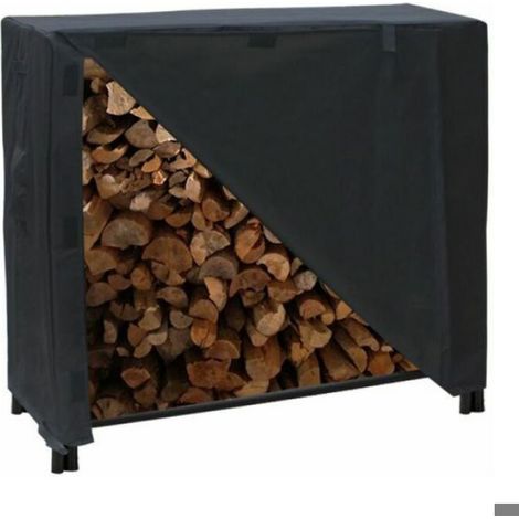 Support à Bois de Chauffage avec Couvercle Grande Capacité Extérieur Porte-bûches de Cheminée avec étanche 420D Oxford (1/5)