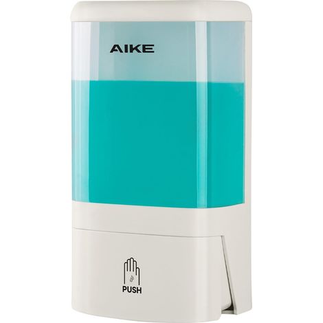 Distributeur de Savon Liquide Commercial 1200ML Grande capacité, Pompe Manuelle Murale avec verrou et fenêtre Transparente, Idéal pour Les Bureaux, Les espaces industriels et Les salles de Bains (1/5)