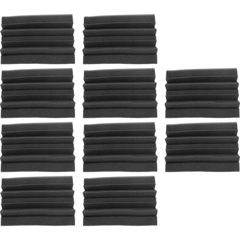 Panneau Acoustique 10 Pièces Mousse Polyuréthane Insonorisante Absorption Sonore Réduction Bruit (1/5)