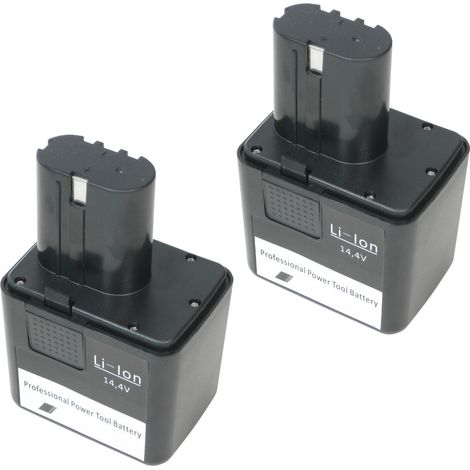 2x Trade-Shop Li-Ion Akku, 14,4V / 3000mAh / 43,2Wh ersetzt Gesipa 7251045 7251049 für FIREBIRD 7260032 MCS5800 G-7251045 070091513 07009155 070091526 G14 FireBird Gold Edition POWERBIRD 7240160 ACCUB (1/4)