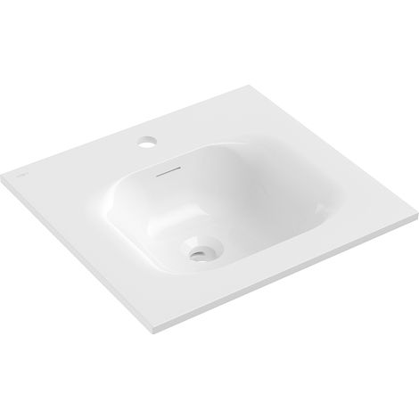 Mexen Vela lavandino da incasso 51 x 46,5 cm, bianco lucido - 25235000 (1/3)