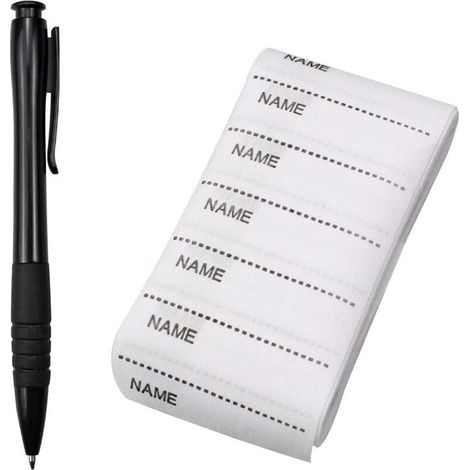 200 etiquetas termoadhesivas para ropa, etiquetas de tela, etiquetas con nombres escolares, etiquetas termoadhesivas personalizadas para guarderías y escuelas. (1/5)