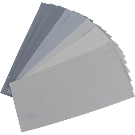 15-teiliges Schleifpapier-Set, Körnung 2000, 3000, 5000, 7000, 10000, Siliziumkarbid-Schleifpapier-Sortiment für Kfz-Bastelarbeiten (1/5)