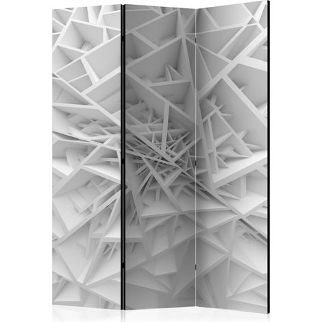 Paravento - White Spider's Web [Room Dividers] - 135x172 (1/4)