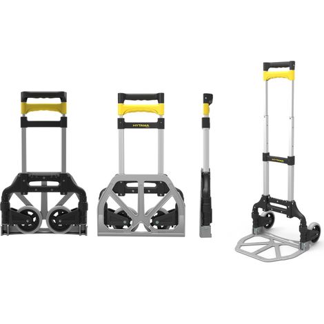Klappbarer Trolley aus Aluminium FOLD SHOP Paketstanderwagen mit TRP-Radern mit Befestigungssystem fur den FOLD BOX-Korb (1/5)