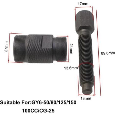 Extracteur de Volant Moteur - Magnétique en Fer - Résistant à la Corrosion - Durable - Pour Moto (1/4)