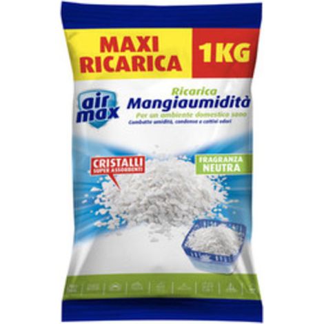 AIRMAX ASSORBIUMIDITA RICAR SALI 1 KG NEUTRI Q.TA 6