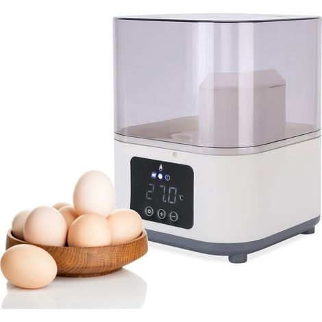 Incubateur domestique compact 220 V conforme aux normes européennes, mini-incubateur pour enfants, incubateur intelligent entièrement automatique pour poussins, canetons et œufs d'oie (1/5)