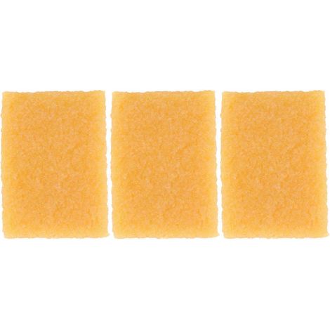 Gomme aquarelle, outil de nettoyage pour enlever les pigments de peinture artistique, jaune, 7,5 x 5,5 x 1 cm, lot de 3 (1/5)
