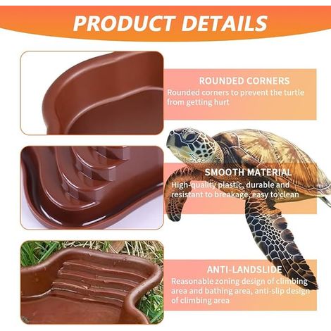 Coupelle d'eau tortues, coupelle d'eau reptiles, bassin de bain reptiles, bassin de bain tortues jardin, reptiles, grenouilles (1/2)