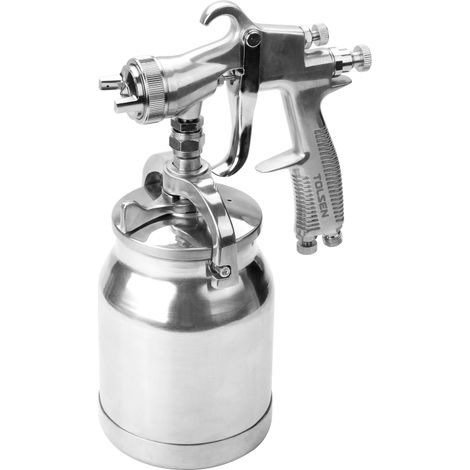 PISTOLA ASPIRACION HVLP 1000ML BOQUILLA 1,7MM TOLSEN