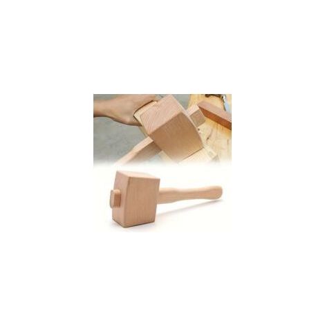 Maillet Bois Menuisier - 1 pièce, Maillet Bois Marteau - Pour Bricoleur/Travail du Bois (1/5)