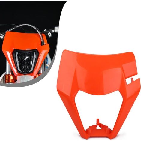 Placa para faro de motocicleta para 125 150 250 300 350 450 500 EXC XCW EXC-F 2017 2018 Dirt Bike Enduro Motocross Supermoto Naranja (1/5)