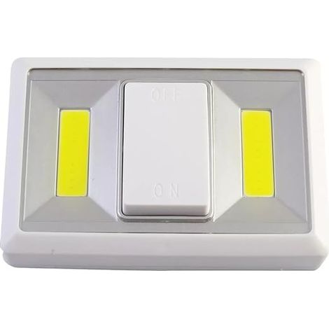 Lumens LED Wall Light without Plug - Indoor LED Spotlight with Switch - AAA Batteries - Mood Lighting - Wall Light - Individual LED Bulb (1/5)