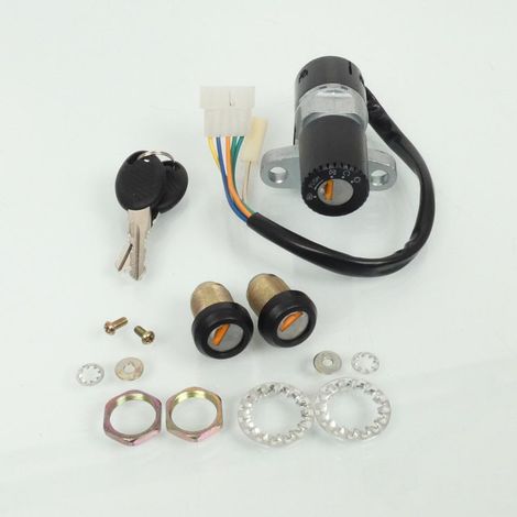 Kit serrure pour moto Derbi 50 Senda 2002 à 2012 Neuf (1/5)
