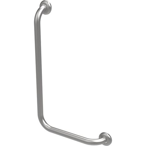 Maniglia di sicurezza verticale sinistra 35x65 inox satinato goman (1/3)