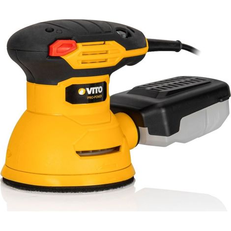 Ponceuse Excentrique Orbitale 300W- 125mm Bois Métal PVC Récupérateur Poussières 230V VITO (1/5)