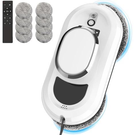 Aspiradora de ventanas, control remoto, limpieza automática, enchufe europeo. (1/2)