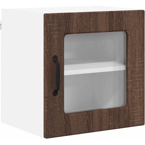 Meuble mural de cuisine,Armoire de cuisine avec étagère Chêne brun 40 x 31 x 40 cm CFW18169 (1/5)