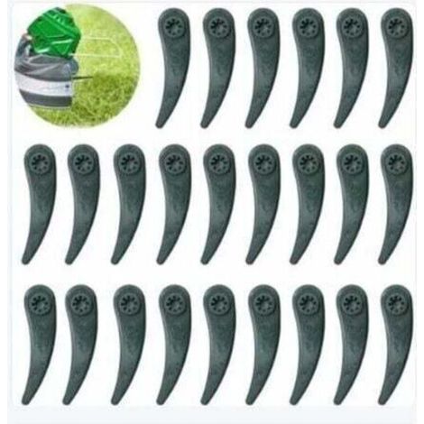 Lot de 24 lames de rechange pour tondeuse Bosch Durablade Art 23-18 LI Art 26-18 LI, vert ZY (1/2)