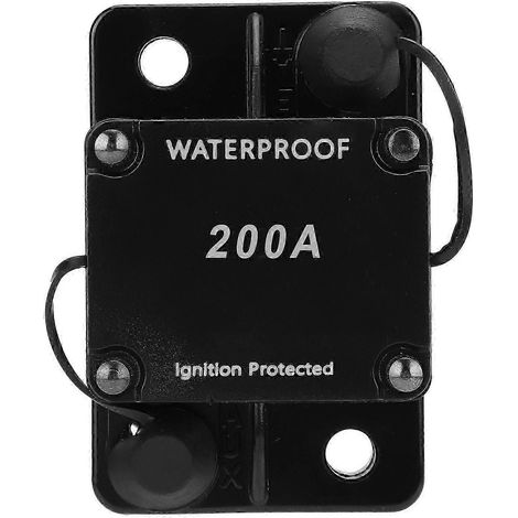 Disjoncteur à réarmement automatique, porte-fusible étanche, interrupteur automatique 12-24 V CC HT-608200A (1/5)