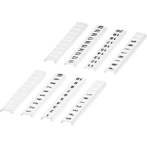 Phoenix Contact 0800284 Adatto per (dettagli): Larghezza morsetto 6,2 mm Bianco 1 pz.