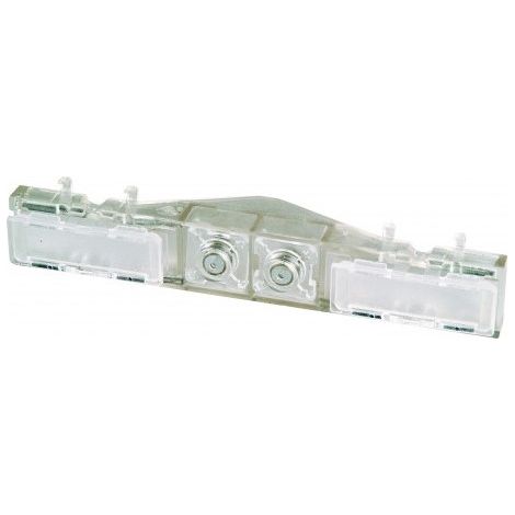 Porte etiquette double pour plaque 83 URMET RC41C2