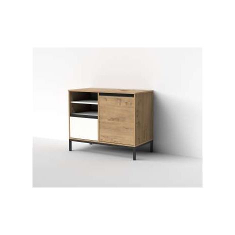 Mueble de baño Támesis sin lavabo acabado roble 100cm (Ancho) X 95cm (Alto) X 51cm (Fondo) (1/5)