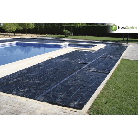 Malla Antihierbas negra 100 gr. /m虏 de 2X25m
