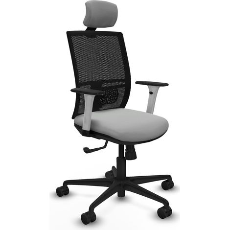 Sedia da ufficio piqueras y crespo Yunquera bianco schiuma comoda (1/2)