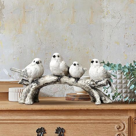 Sculpture D'Oiseau - Statuette D'Oiseau De Collection - Décor D'Intérieur (1/4)