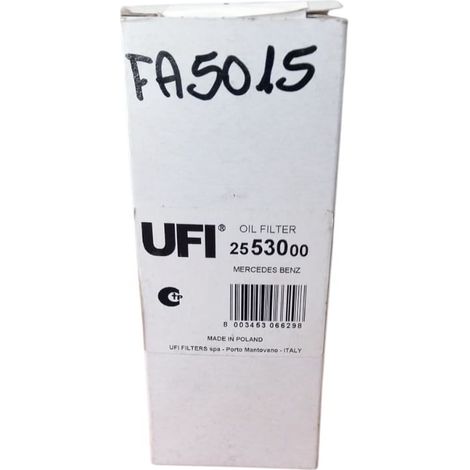Filtro olio motore marca ufi codice filtro 2553000