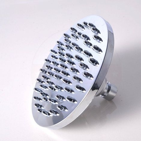 Pommeau de Douche Solaire Rond Économiseur d'Eau Haute Pression Anti-Calcaire pour Salle de Bain (1/4)