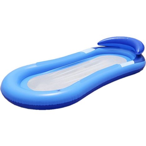 Hamac gonflable portable flottant, lit pliant, pour piscine, extérieur, fête, plage (1/5)