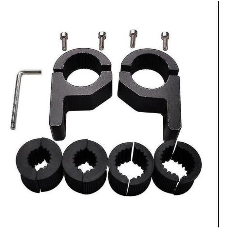 Support de fixation pour tube de projecteur LED de travail pour voiture et moto (1/5)