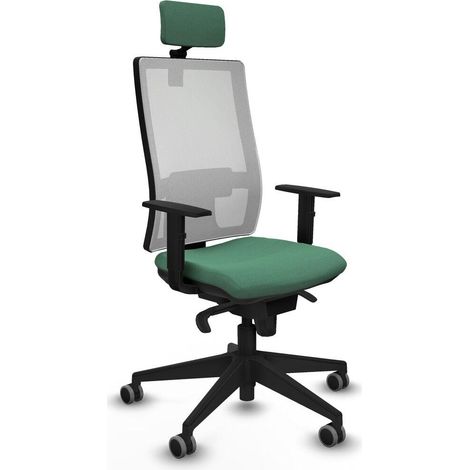 Piqueras y Crespo 1D066G2 Chaise de bureau vert émeraude (1/3)