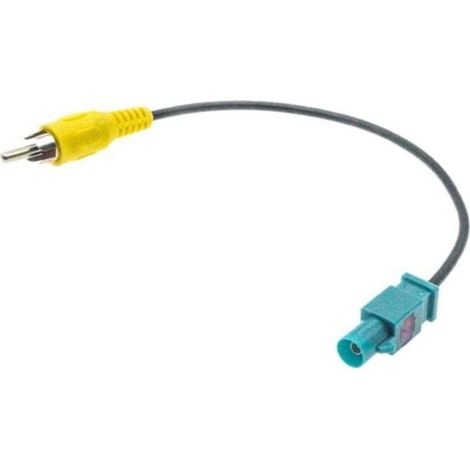 Adaptateur Câble Caméra Recul Fakra Vers Connecteur Ligne Inversion Vue Arrière Voiture (1/4)