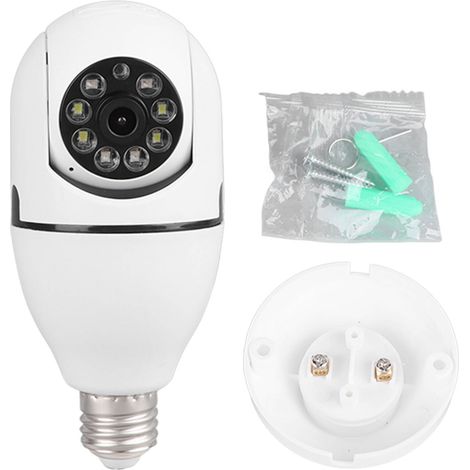 Caméra de surveillance WiFi sans fil HD panoramique, contrôle à distance intelligent, pour intérieur maison, tension 110-240V (1/5)