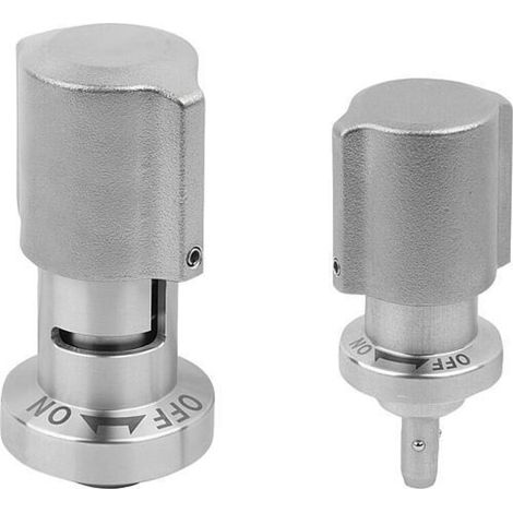 KIPP Kugelsperrbolzen D14 H58 Edelstahl blank Komp: Edelstahl A2 (1/4)