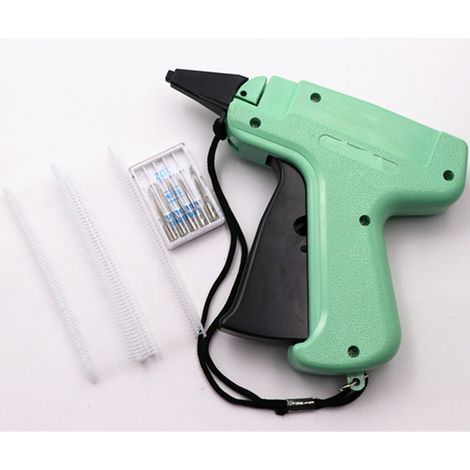 étiqueteuse pour vêtements, kit standard avec 5 aiguilles et 1000 attaches pour la vente au détail, idéale pour les magasins, les entrepôts, les dépôts-ventes et les vide-greniers. (1/5)