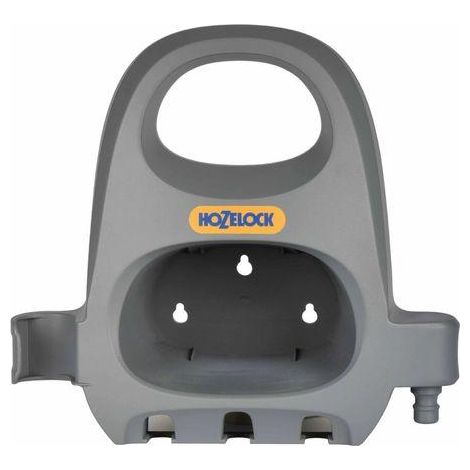 Hozelock Soporte de manguera gris compacto y duradero (1/2)
