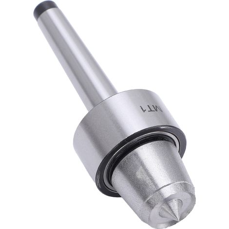 Contre-pointe tournante MT1 en acier inoxydable pour tours à bois et à métaux (1/5)