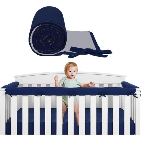Couverture Protectrice De Garde-Rails De Lit, Double Face Disponible, Housse De Protection Pliable, De Barre De Lit pour Enfants Gaine De Sécurité Autour du Lit Barrière De Lit (1/5)
