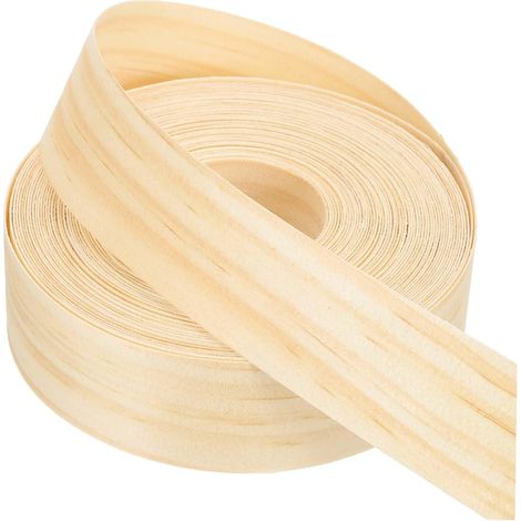 Bande de Chant 15m x 38mm, Bande Bordure Meuble Masquage de Bois Préencollé, Placage Contreplaqué Flexible Thermofusible pour Restauration Bords Meuble Étagère Panneaux, Pin (1/5)