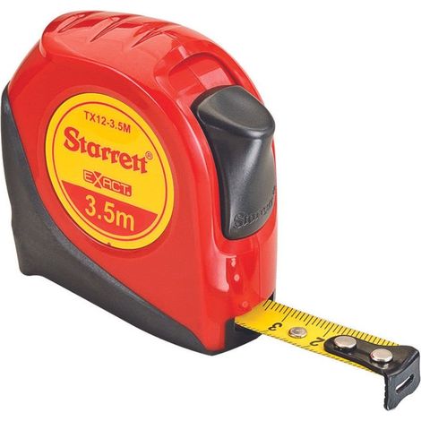 Starrett KTX12-3.5M-N Exact Flessometro, 3.5 Metri x 13 mm (1/5)