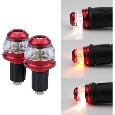 LED turn signals, aluminum alloy motorcycle handlebar brake lights, balance lever lights and signal lights. (1/2)