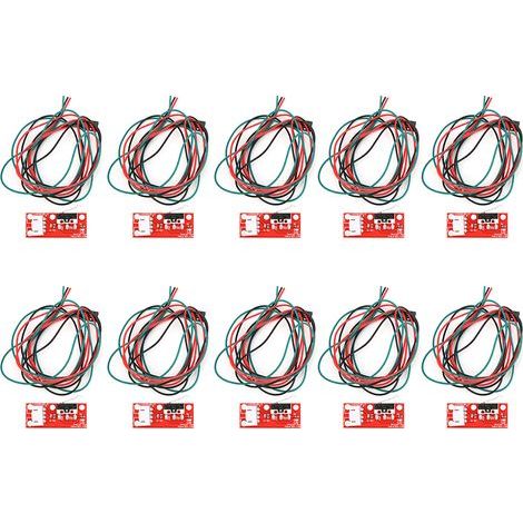 Microswitchs de sécurité avec fil - 10 pièces - 1NO+1NC - 27.6 in (1/5)