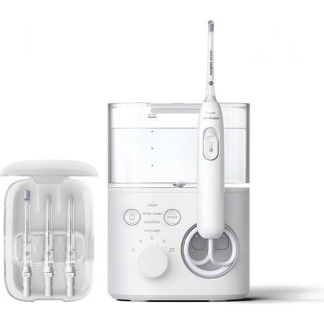 PHILIPS Power Flosser 7000 - Irrigador con 10 niveles de presión, 4 puntas (1/5)
