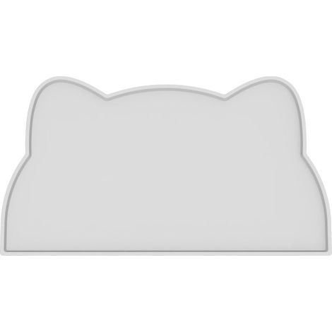 Futternapfmatte für Katzen und Hunde, rutschfeste Silikon-Napfmatte, wasserdichte Futtermatte für Haustiere (Hellgrau) (1/5)
